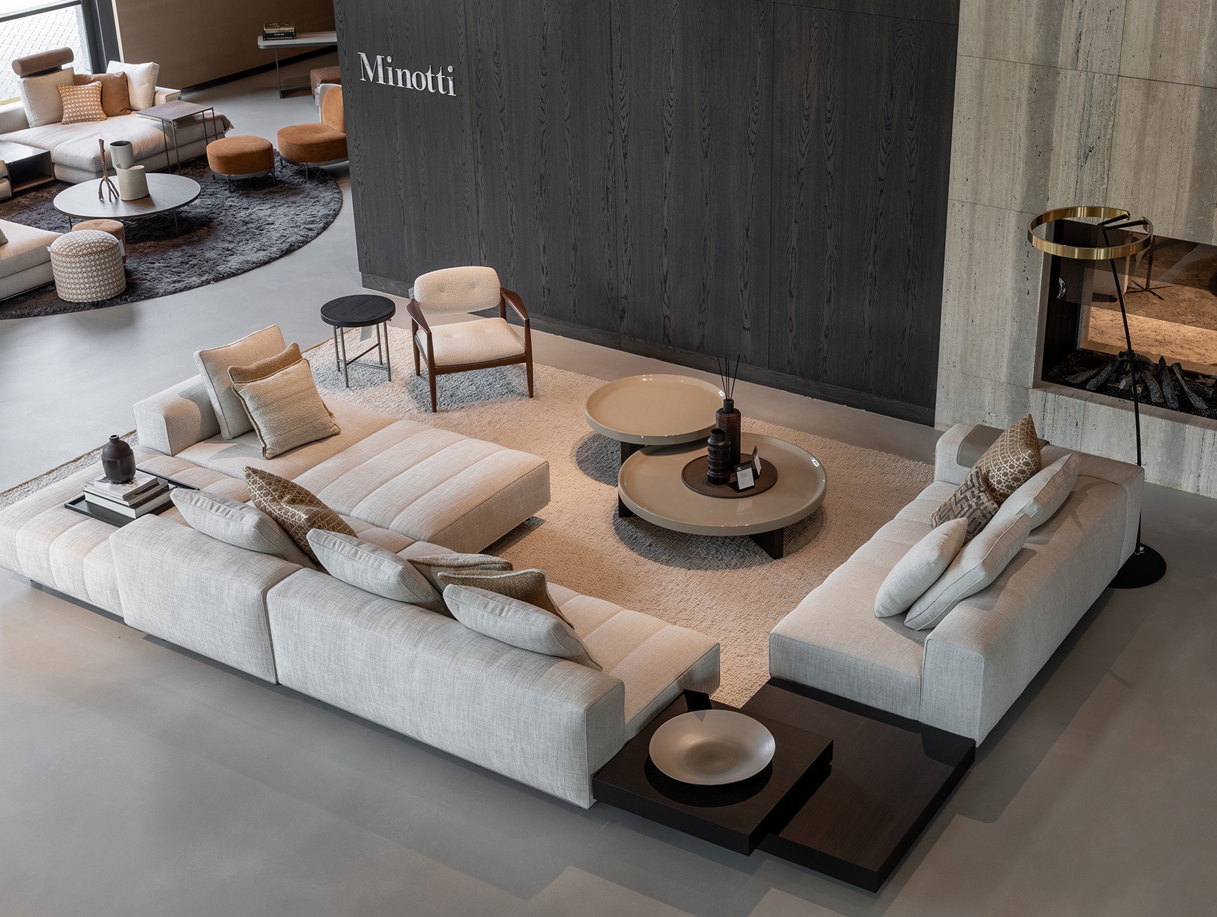 Minotti Goodman opstelling in Concept Store