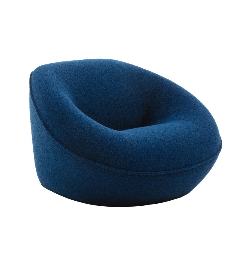 B&B Italia Tortello fauteuil blauw product foto