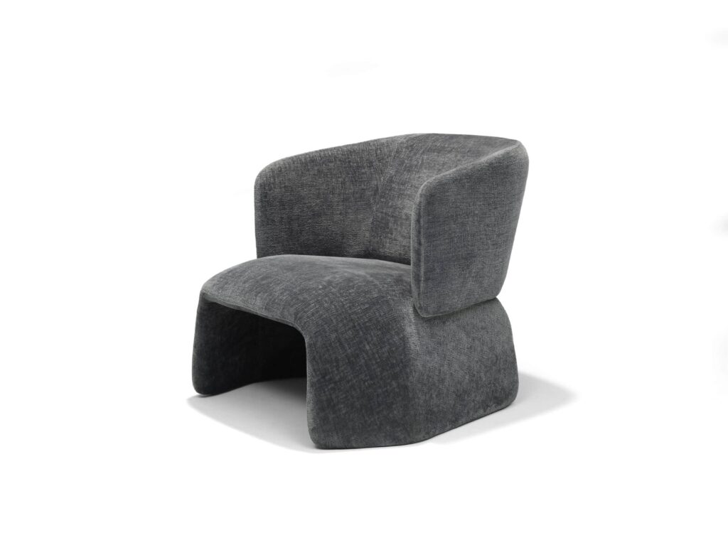 Linteloo Icarus fauteuil productfoto stof grijs