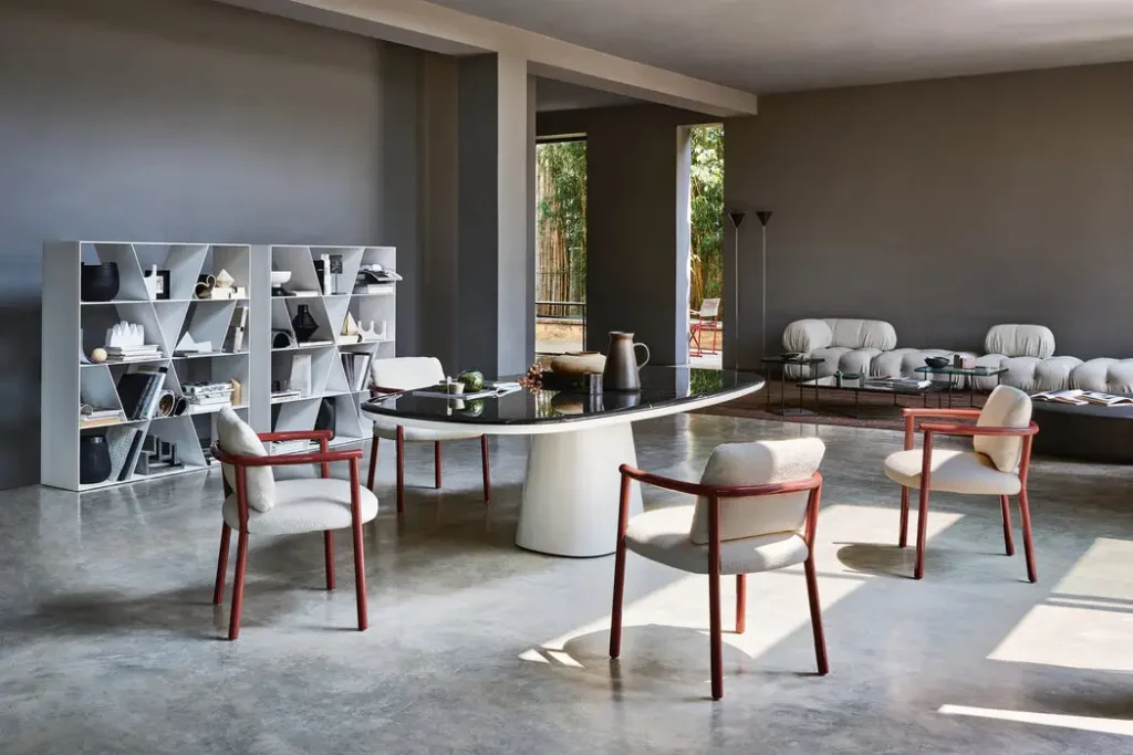 B&B Italia Heri 'O eetkamerstoel interieur sfeerfoto