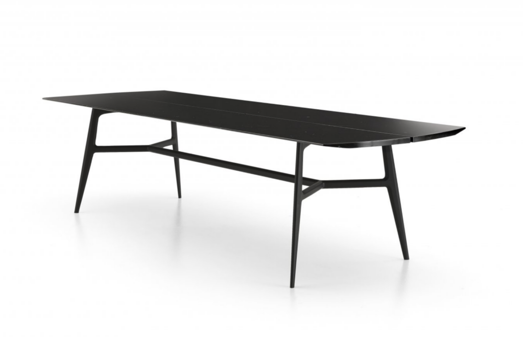 Rimadesio Francis tafel zwart product foto op wit