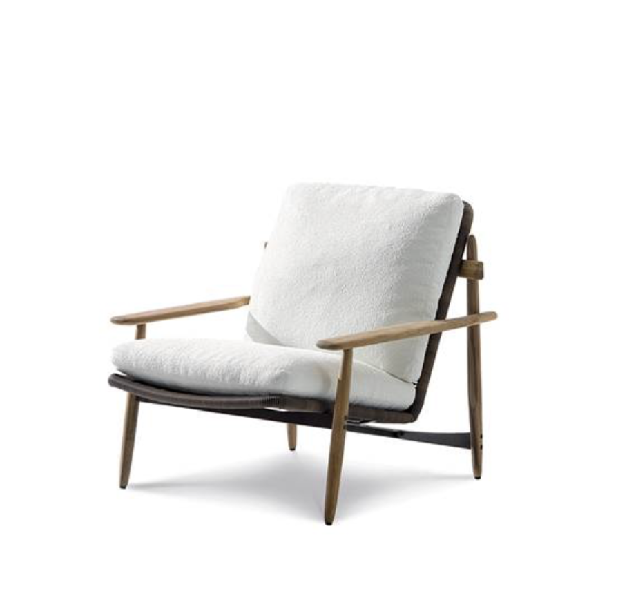 Minotti Trio outdoor fauteuil productfoto