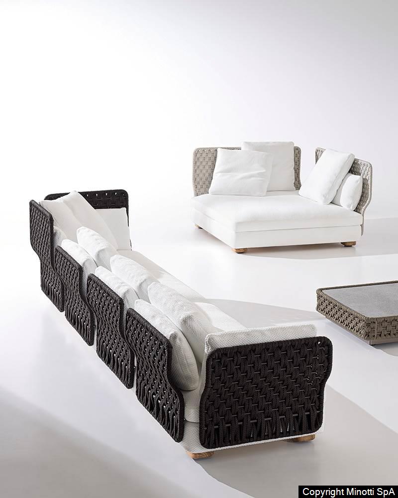 Minotti Amii outdoor designbank productfoto