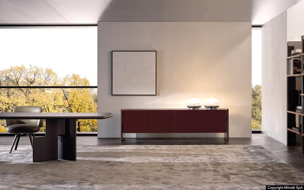 Minotti Logan dressoir interieur sfeerfoto