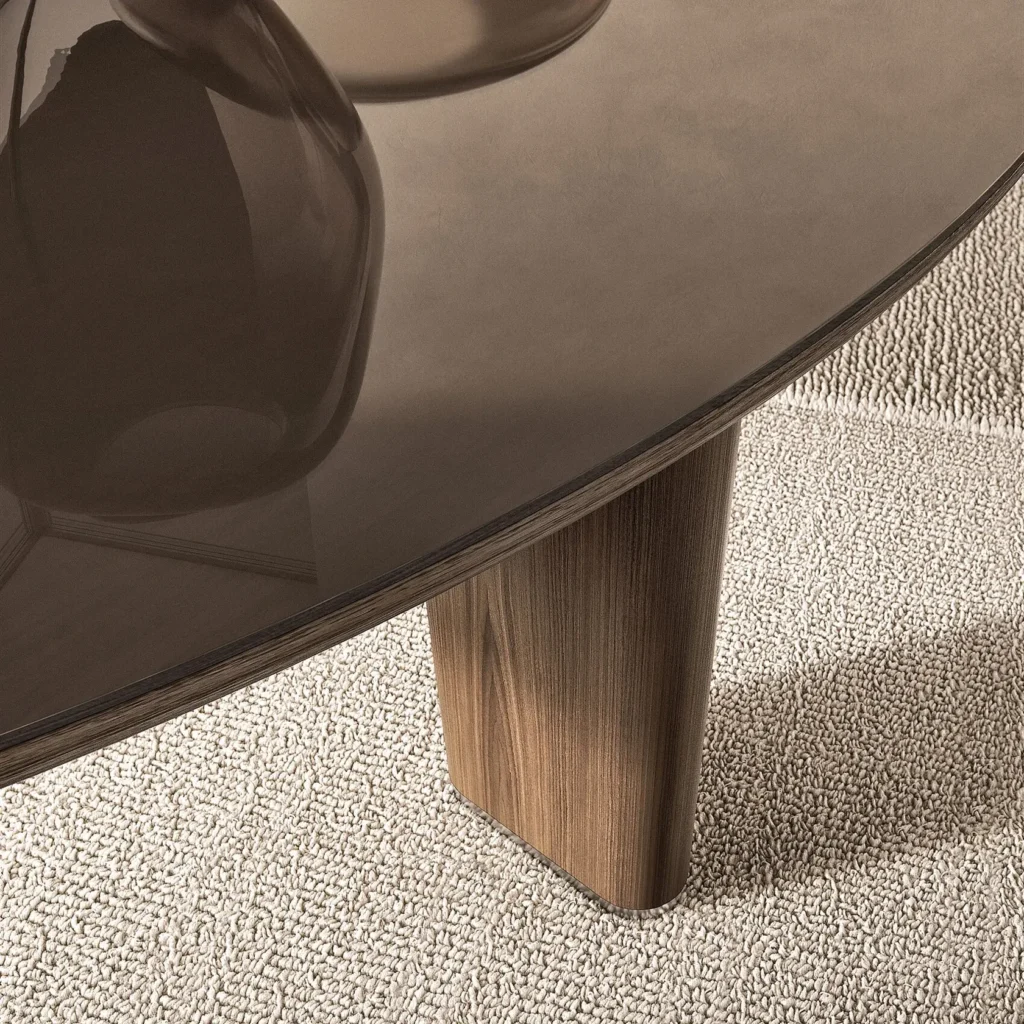 Flexform Arnold salontafel sfeerfoto interieur detail