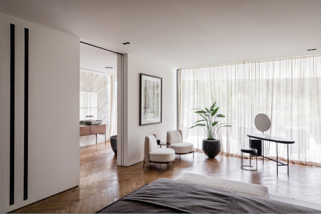 Project Mallorca slaapkamer Minotti Peble Living Divani