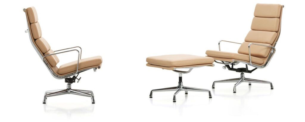 Vitra Soft Pad Chair EA 222 – Lounge productfoto