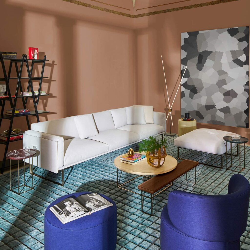 Cassina 8 sofa wit interieur sfeerfoto