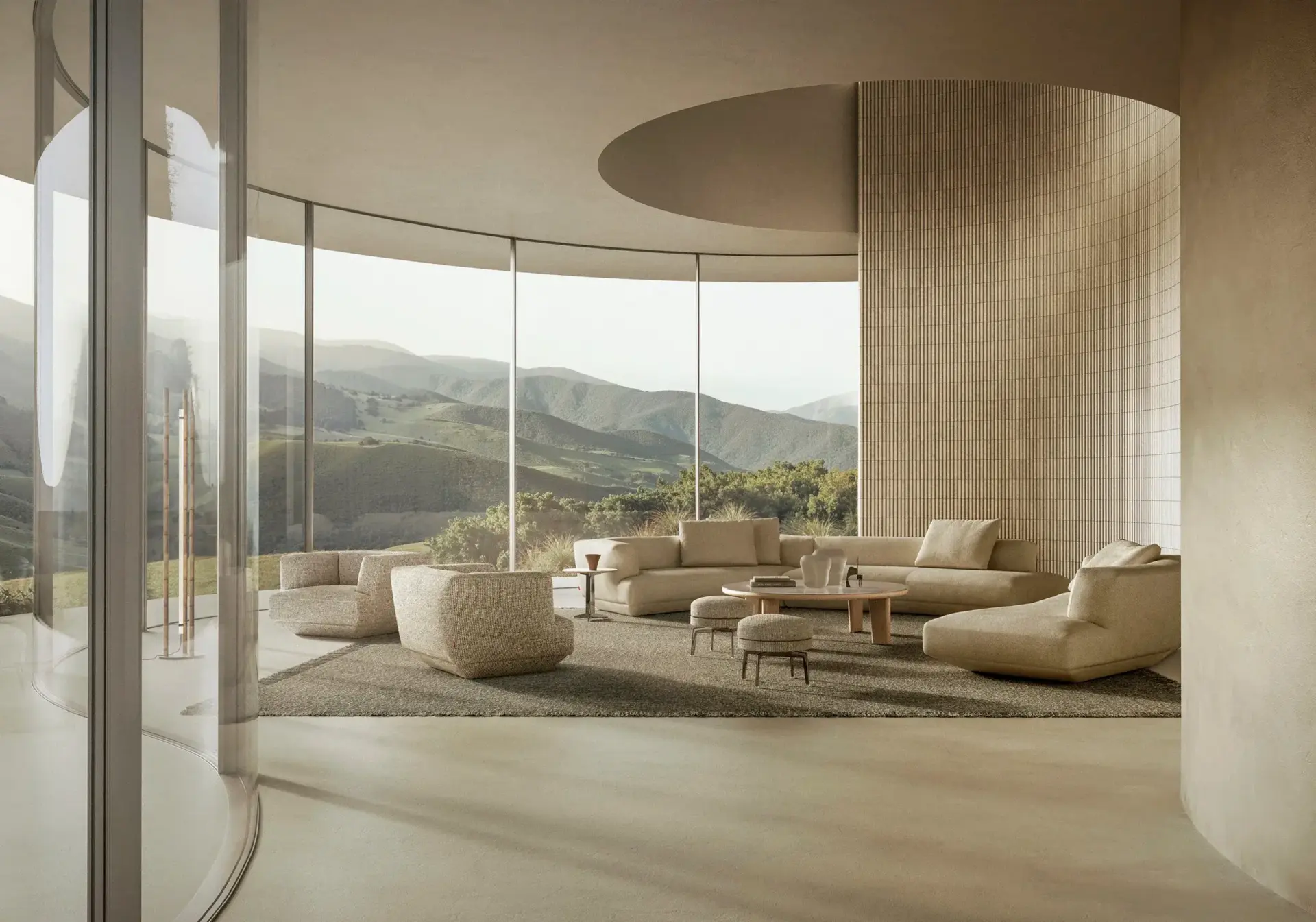 Flexform collectie 2025 – natuurlijke materialen, rustige elegantie en tijdloos comfort