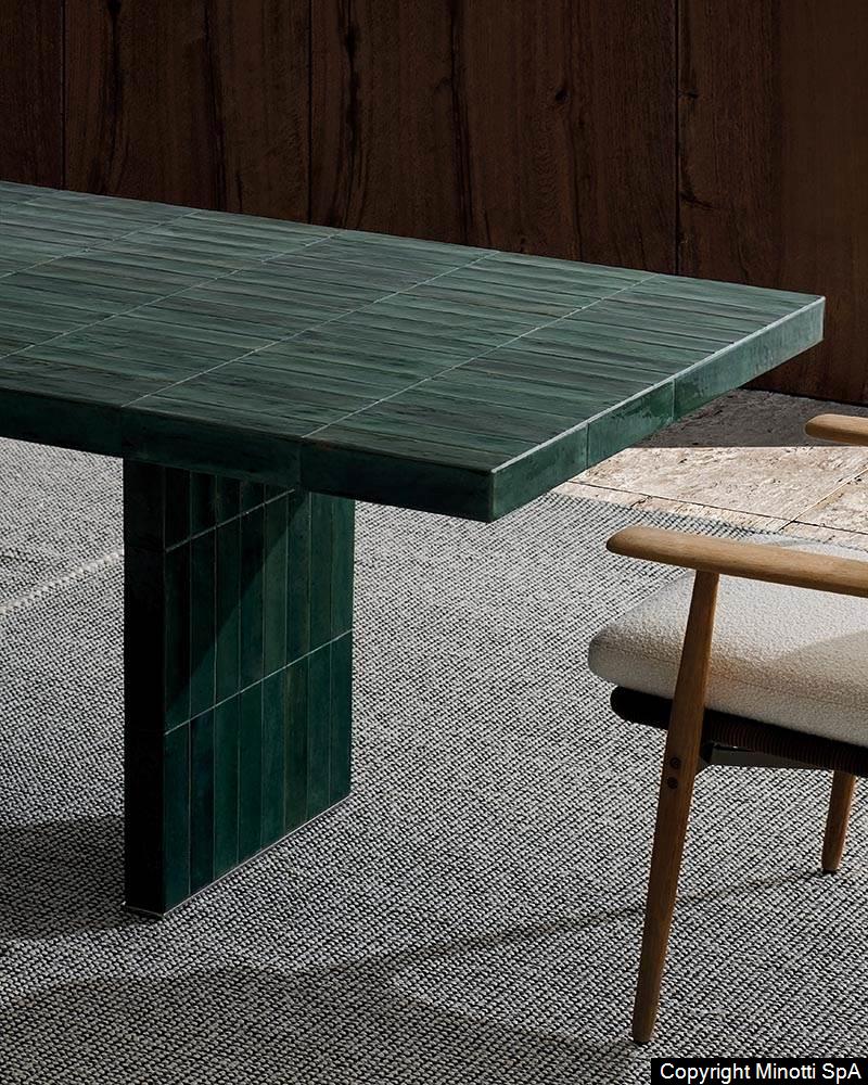 Minotti Andree dining outdoor tafel sfeerfoto terras Hannes Peer