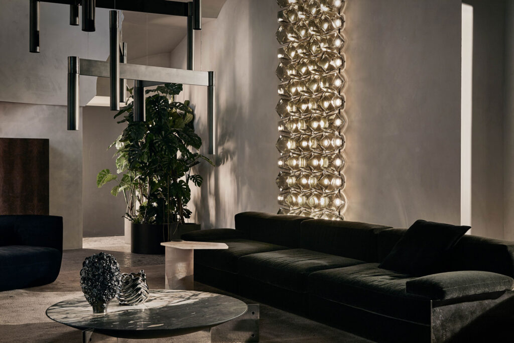 Henge Arcade lamp glas interieur sfeerfoto