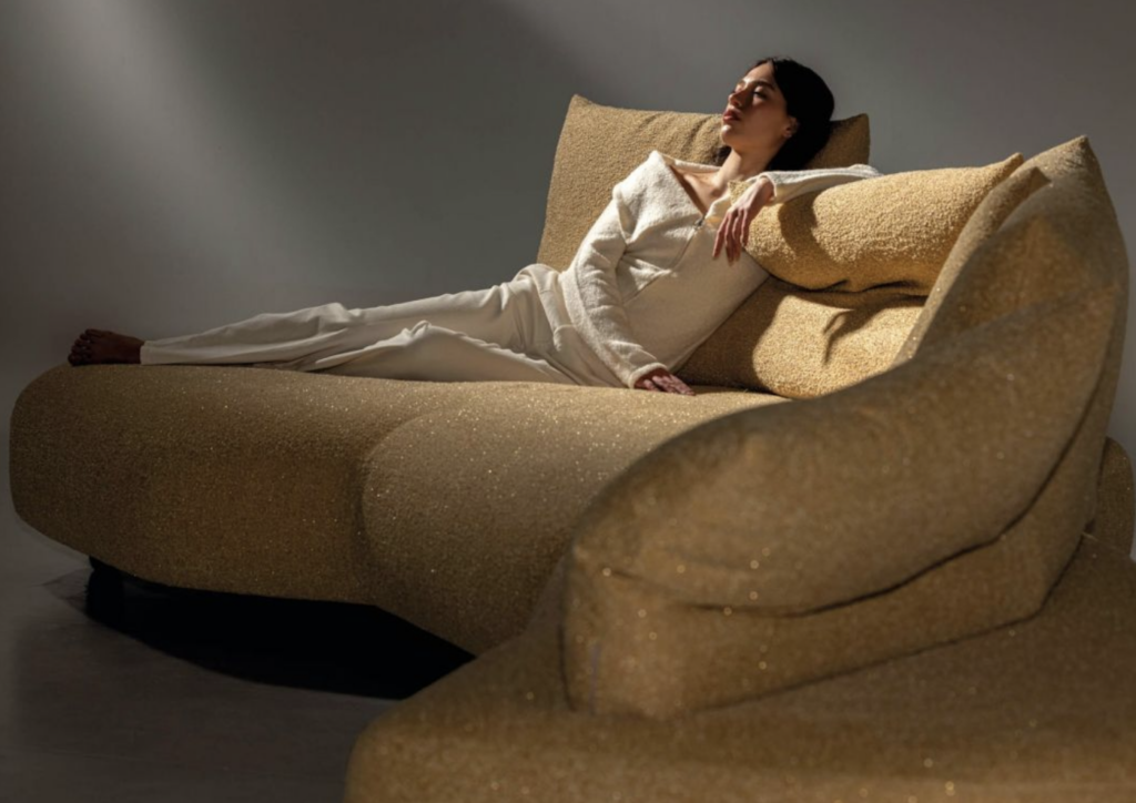 Edra Anywhere sofa gold