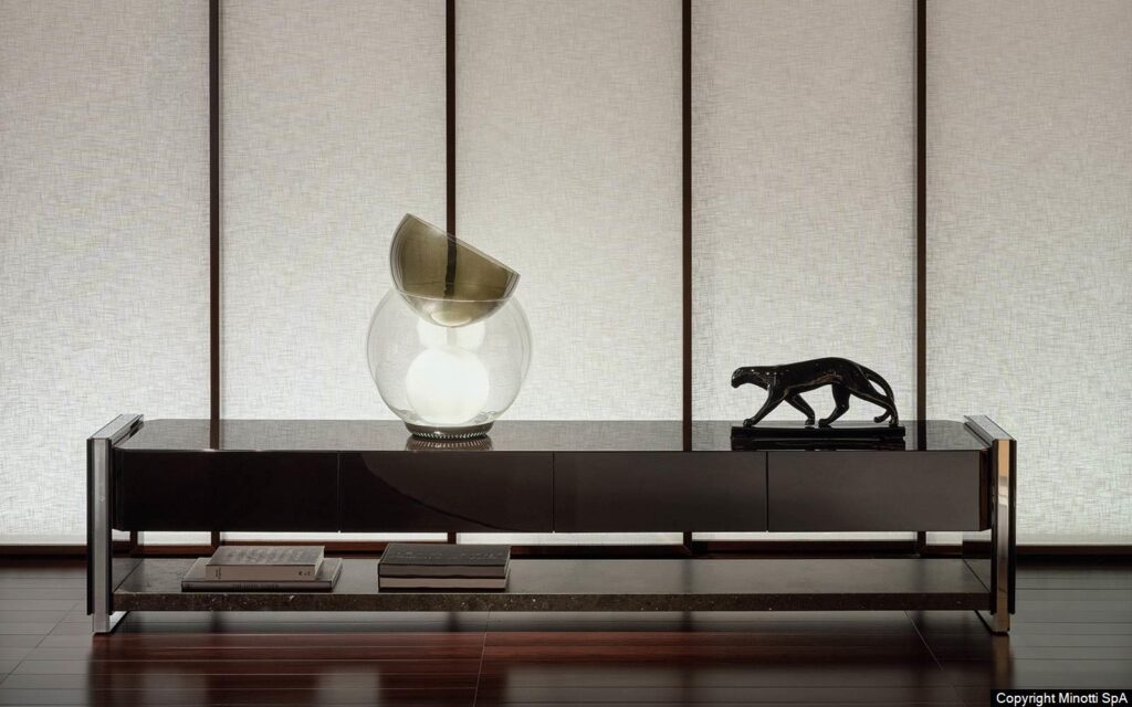 Minotti Atlas kast Van der Donk Interieur, ontwerp Giampiero Tagliaferri voor Minotti 2026.