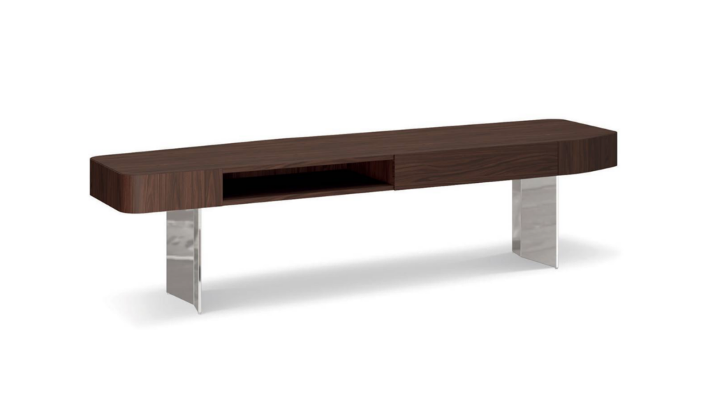 Minotti Diagramma Wood console productfoto