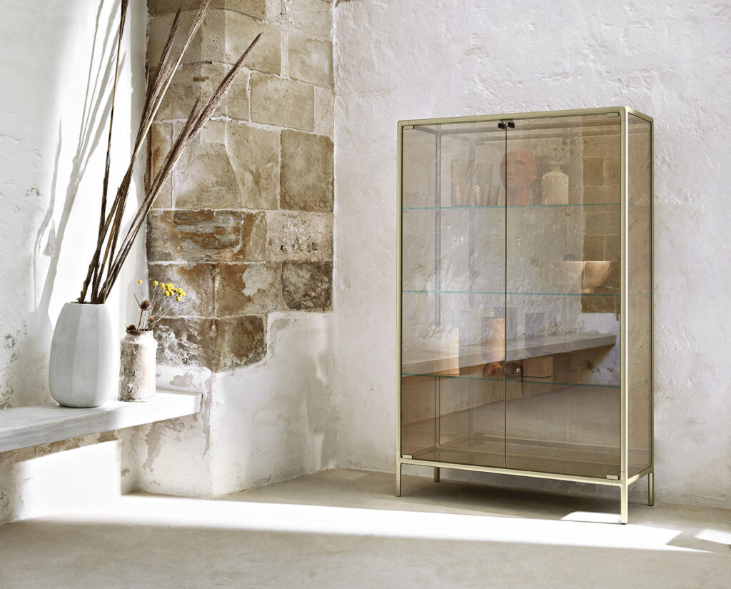 Fiam Echo kast glas interieur sfeerfoto Marcel Wanders
