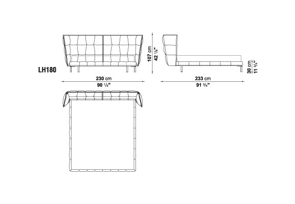 B&B italia husk bed