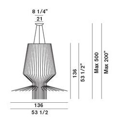 afmetingen allegro assai foscarini