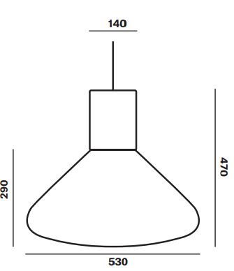 Brokis Muffin hanglamp