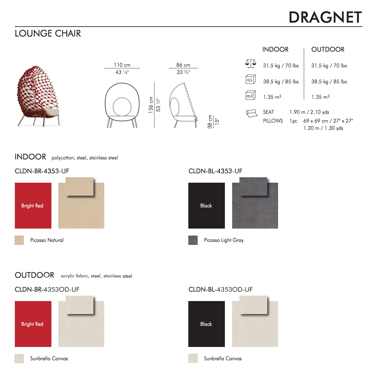 Kenneth Cobonpue Dragnet fauteuil