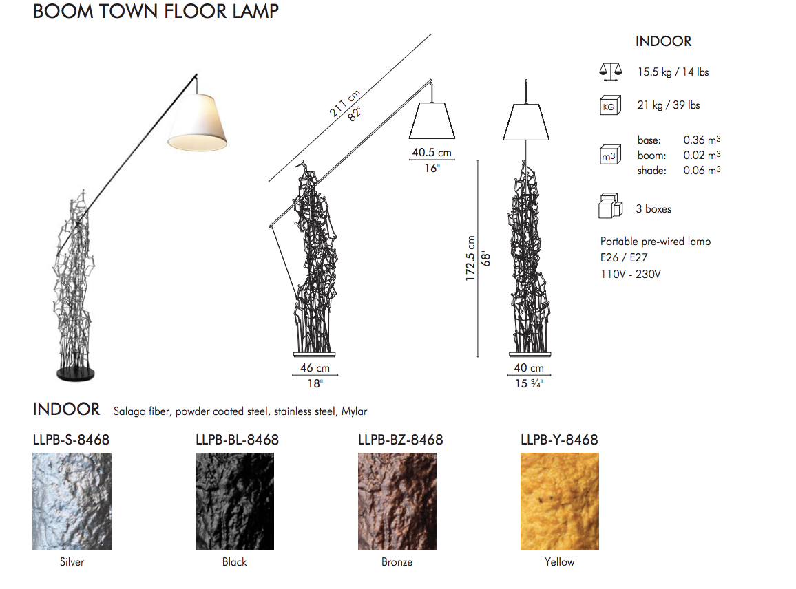 Kenneth Cobonpue Little People vloerlamp