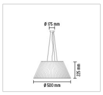 Flos Romeo Moon S2 afmetingen