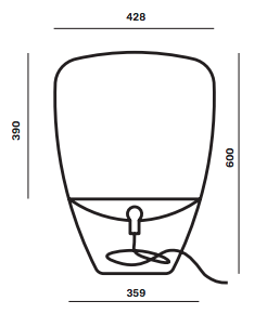 Brokis Balloon M afmetingen