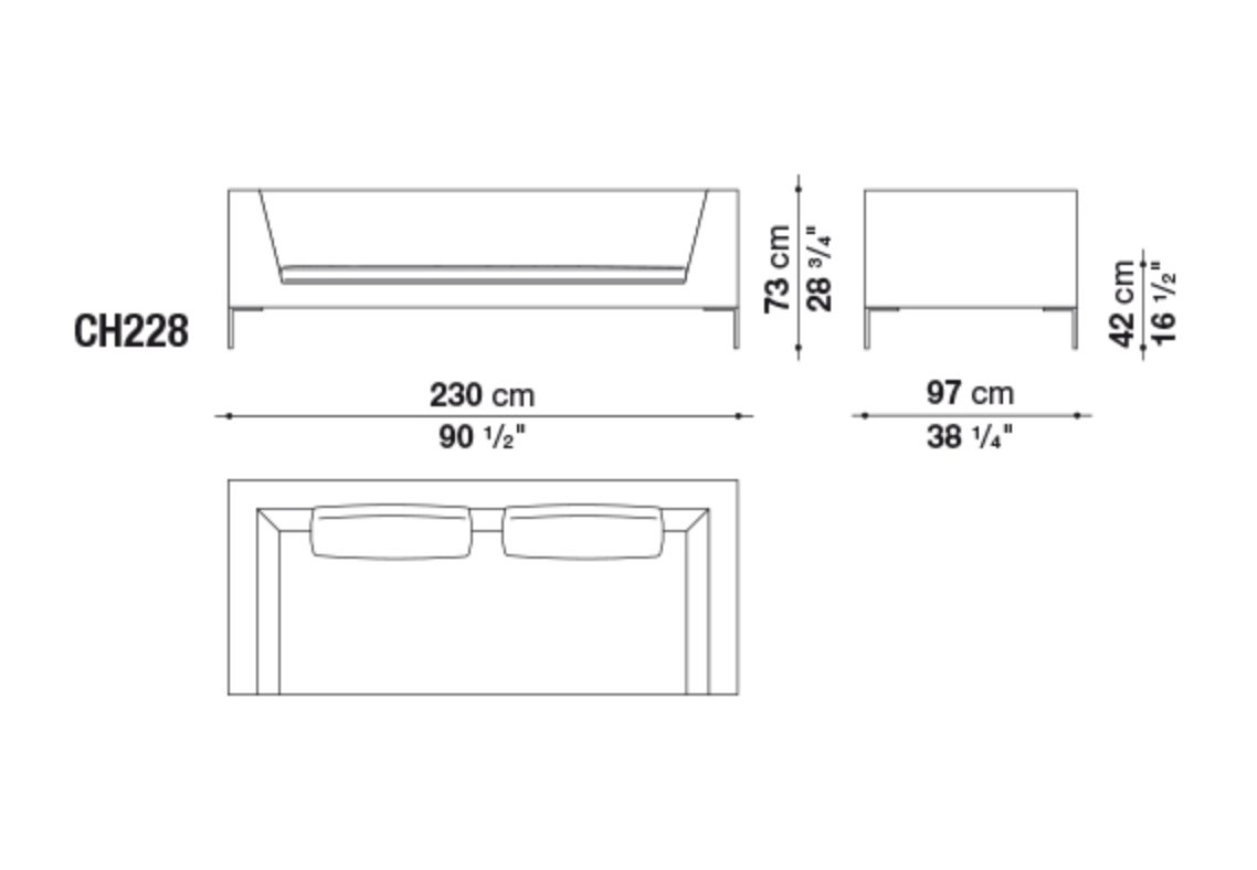 B&B Italia Charles sofa