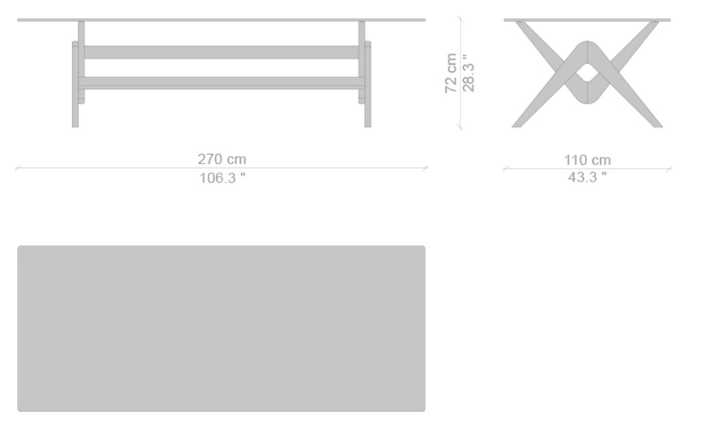 Cassina Capitol Complex Table 