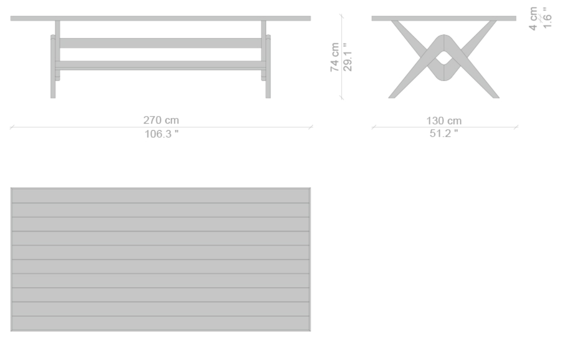 Cassina Capitol Complex Table 