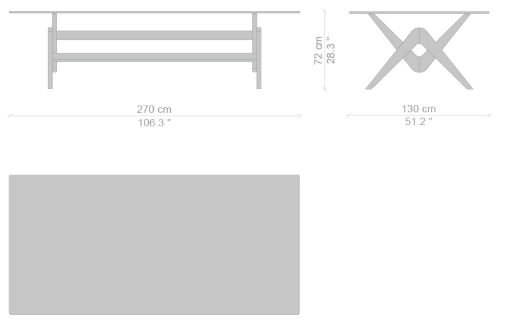 Cassina Capitol Complex Table 