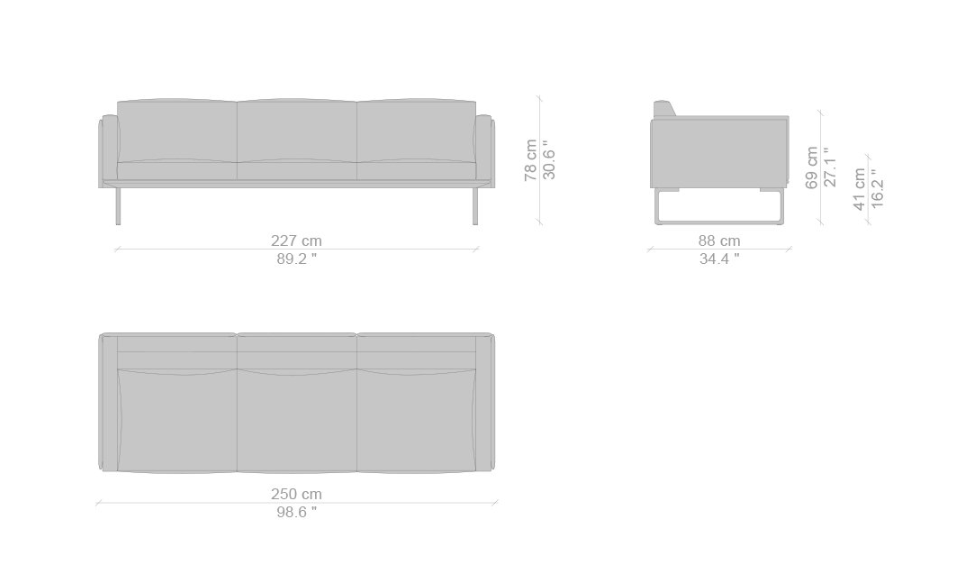 Cassina 8 sofa