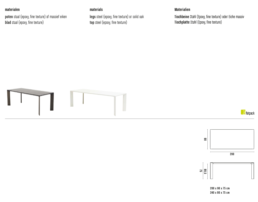 Arco Steel table